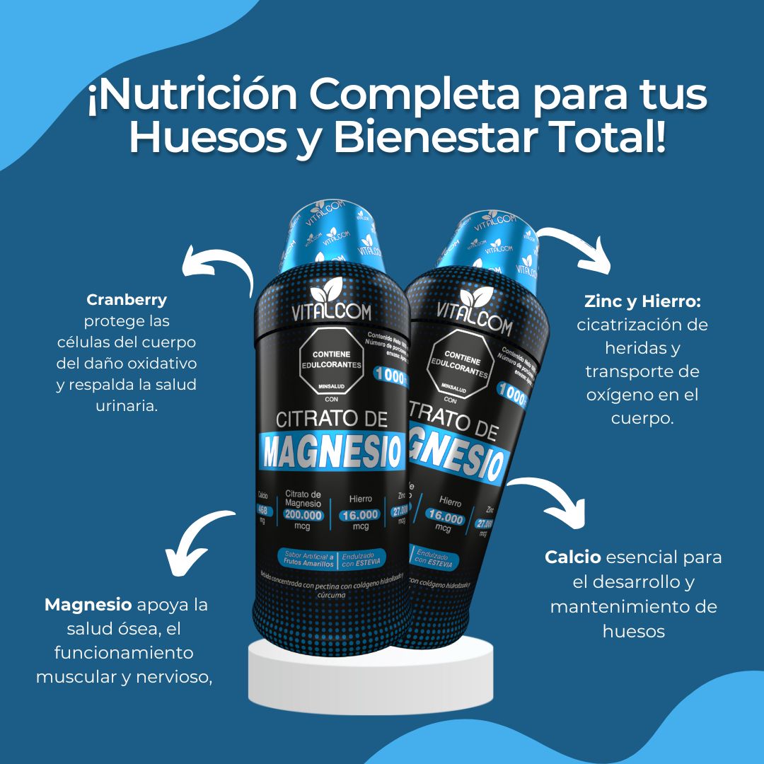 Citrato de Magnesio - Líquido 1000 ml