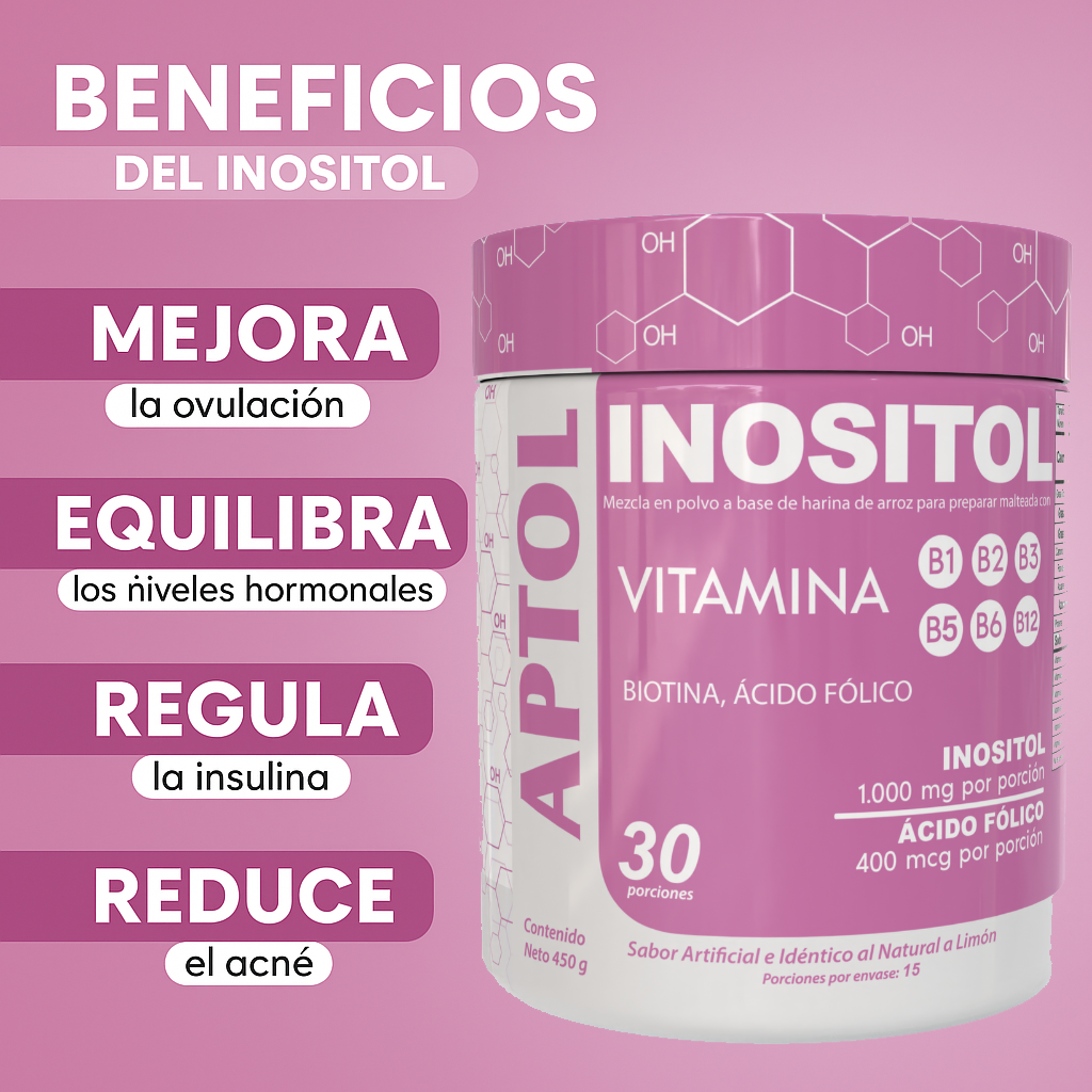 Inositol polvo - 450 gramos