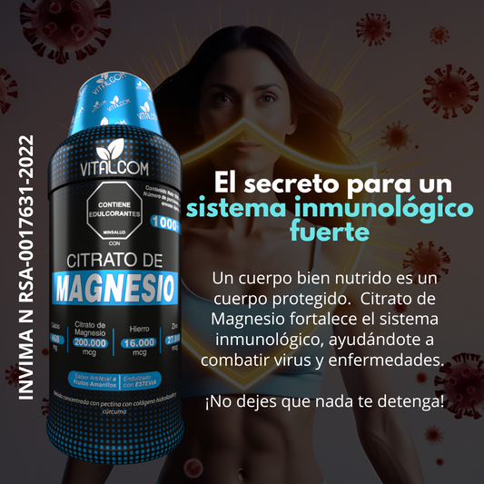 Citrato de Magnesio - Líquido 1000 ml
