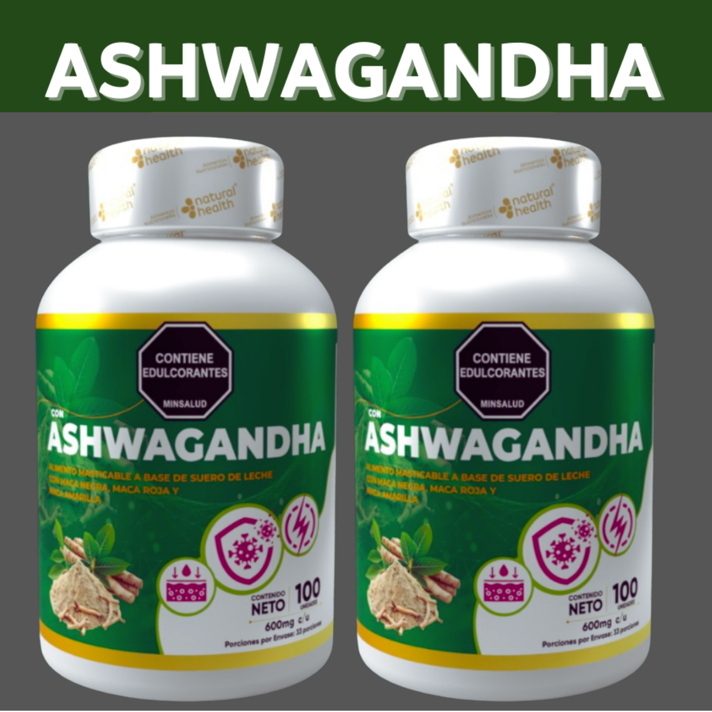 Ashwagandha 100 pastillas