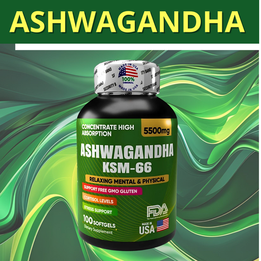 Ashwagandha Ksm66 X 100 Softgels