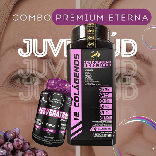 12 Colagenos Premium 1200gm + RESVERATROL