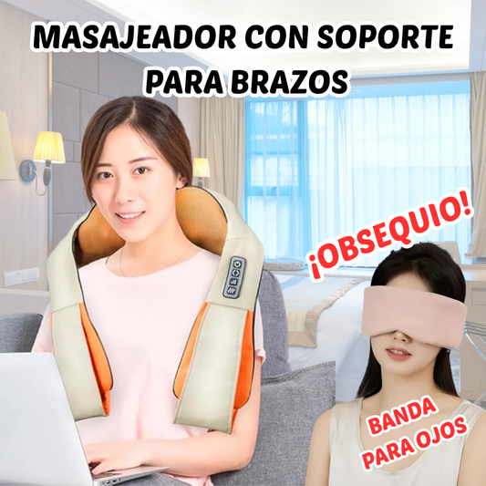 Masajeador con Soporte para brazos + OBSEQUIO